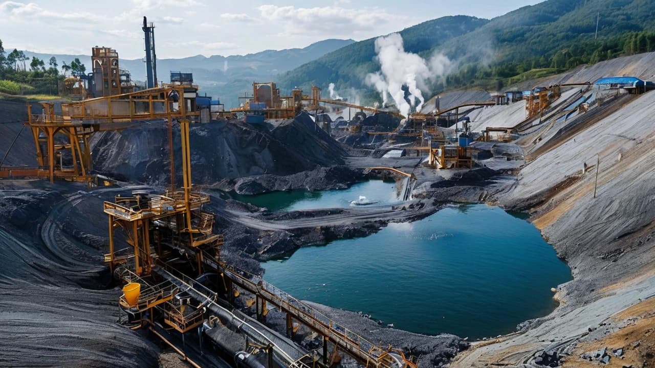 Mining Dam, Mining Pit Wastewater Recycling Plant