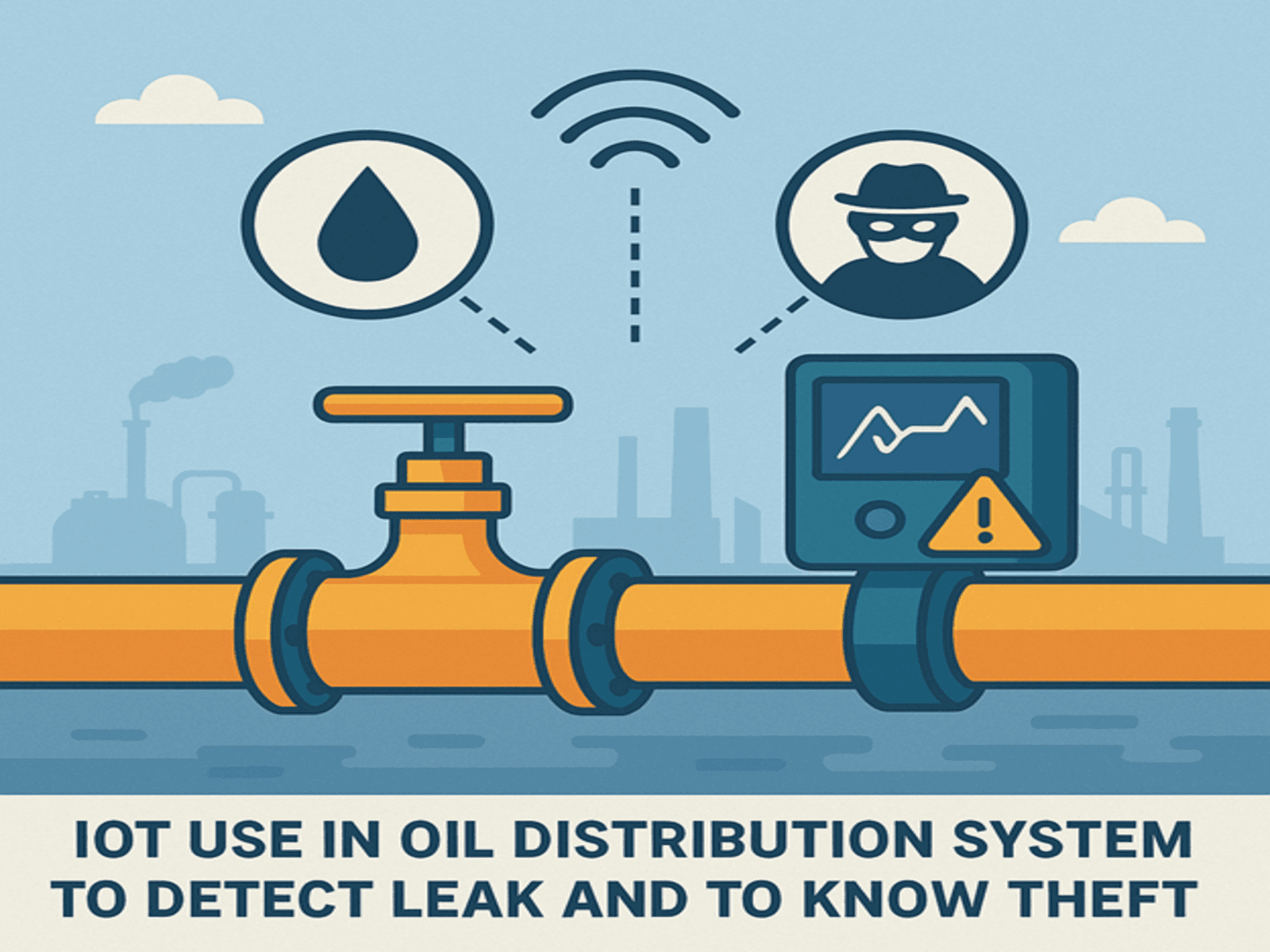 How IoT and Artificial Intelligence, Prevent Theft, Robbery, and Leaks in Crude Oil Pipeline Supply Systems