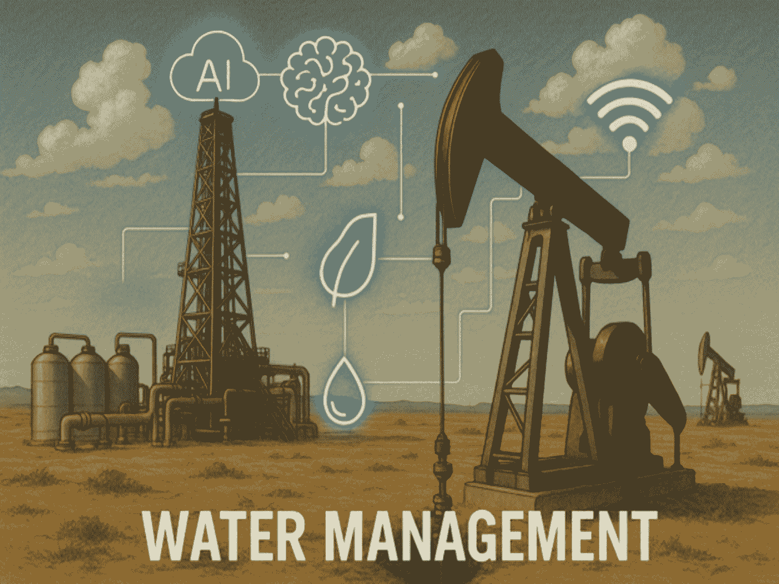 Efficient Water Detection and Management in Oil & Gas Exploration Using IoT and Artificial Intelligence