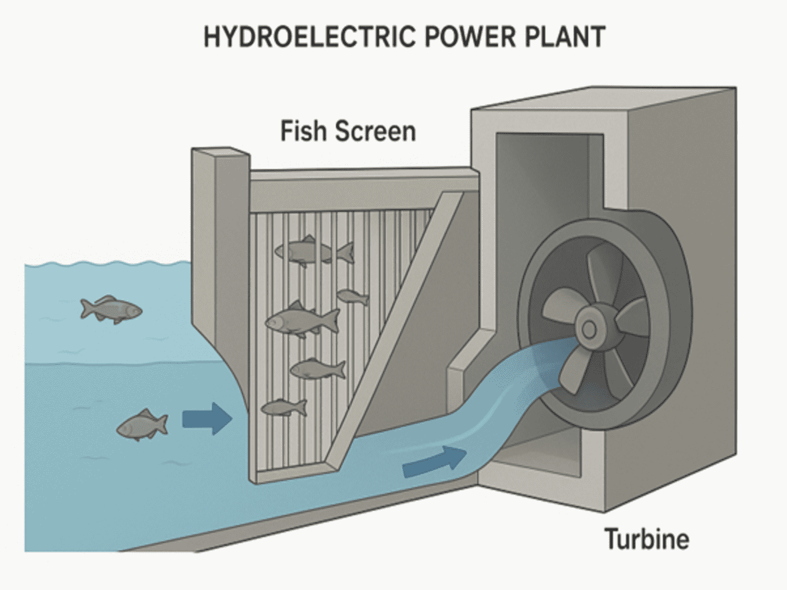Fish Screens in Hydropower Plants