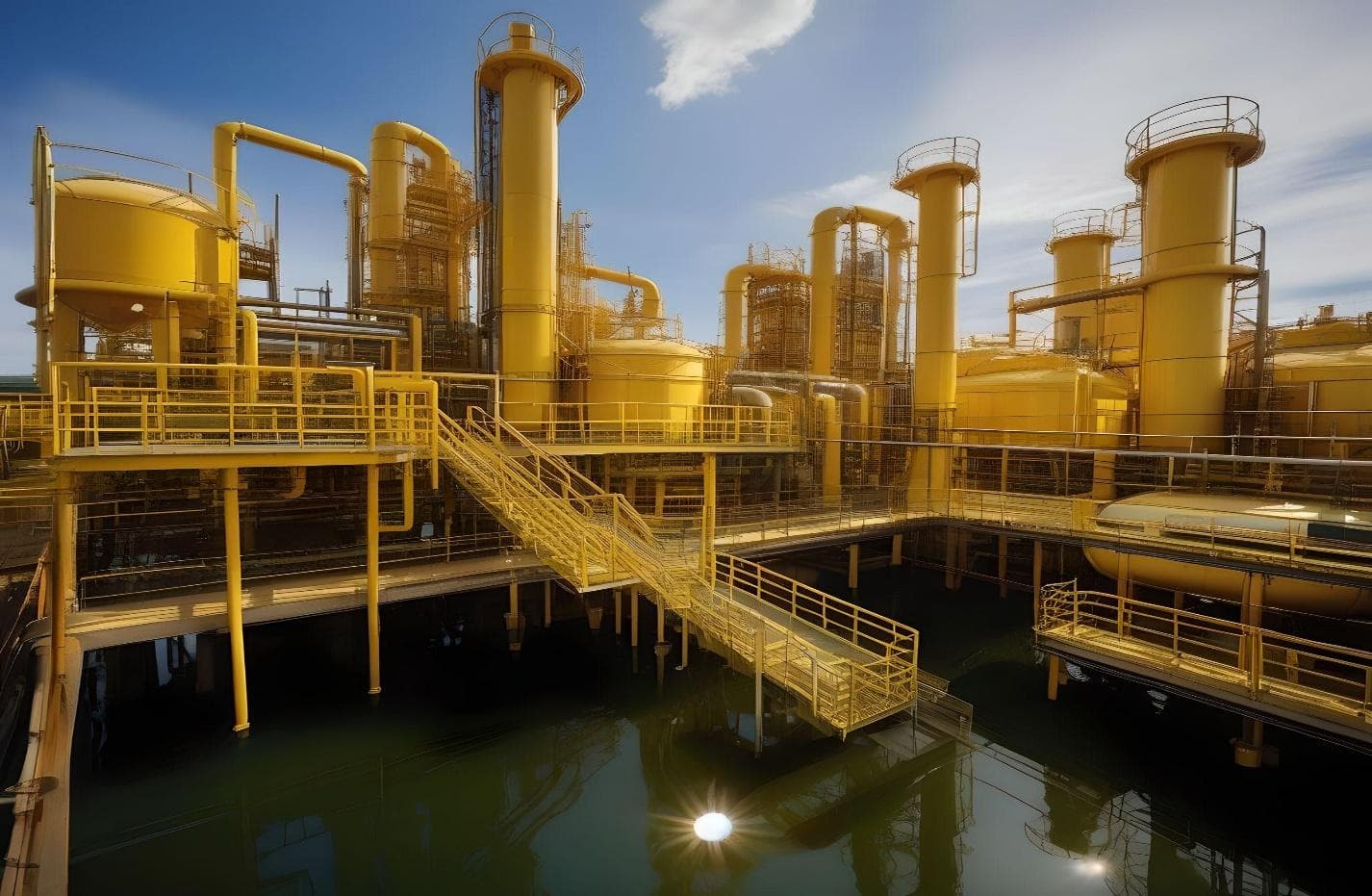 Water Treatment and Wastewater Recycling Plant in Oil and Gas Production