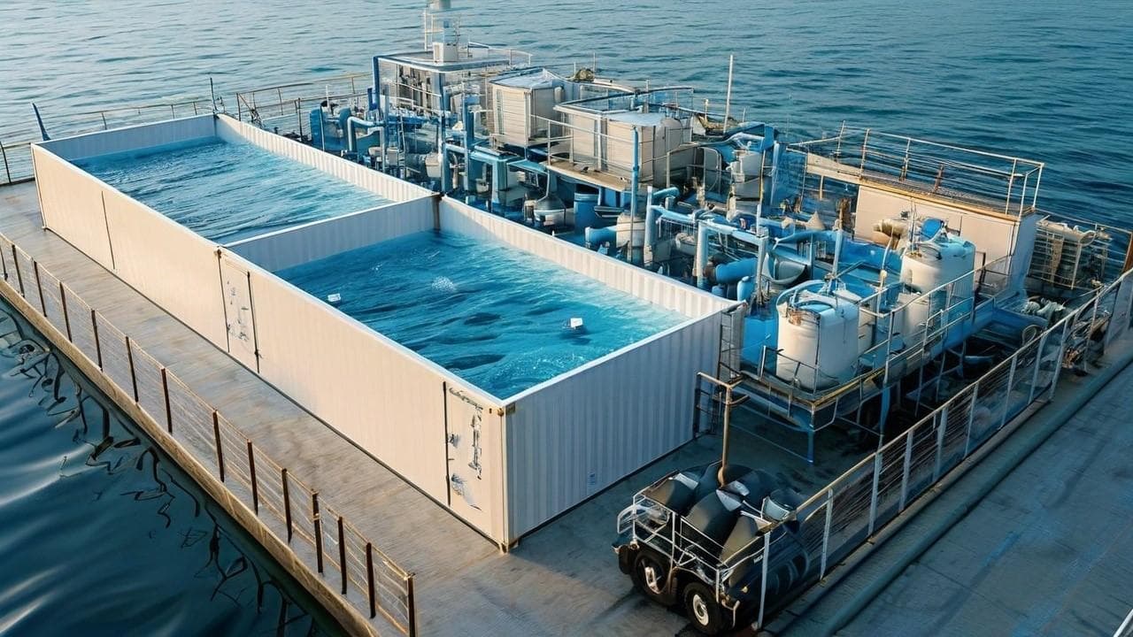 Containerized Sea Water Desalination Plant / Ultrafiltration Plant