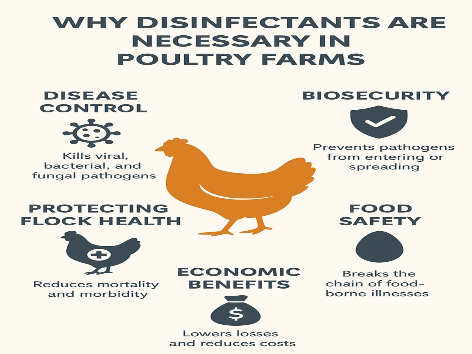 Why Disinfectants Are Necessary in Poultry Farms
