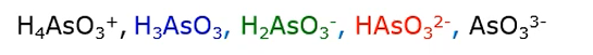 Arsenic Zero Only Exists in Highly Reducing Conditions