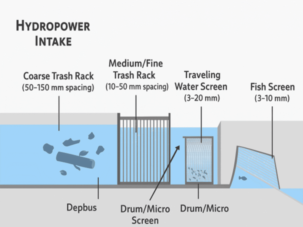 Water Screens Manufacturer in Hydroelectric Power Stations